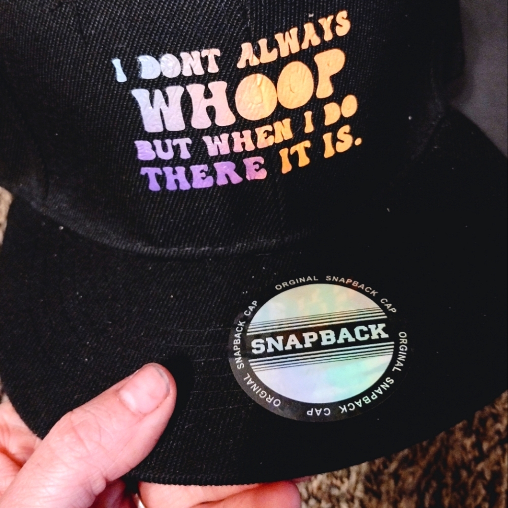Custom made flat rim snap back hats!